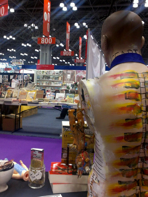 Freakshow Books booth in NYC, 2014