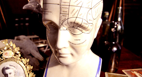 Phrenology head from Two Performance Artists trailer